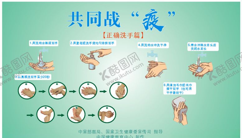 编号：34989907080024317709【酷图网】源文件下载-洗手步骤
