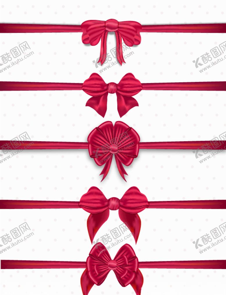 编号：36980909190030516227【酷图网】源文件下载-矢量彩带蝴蝶结