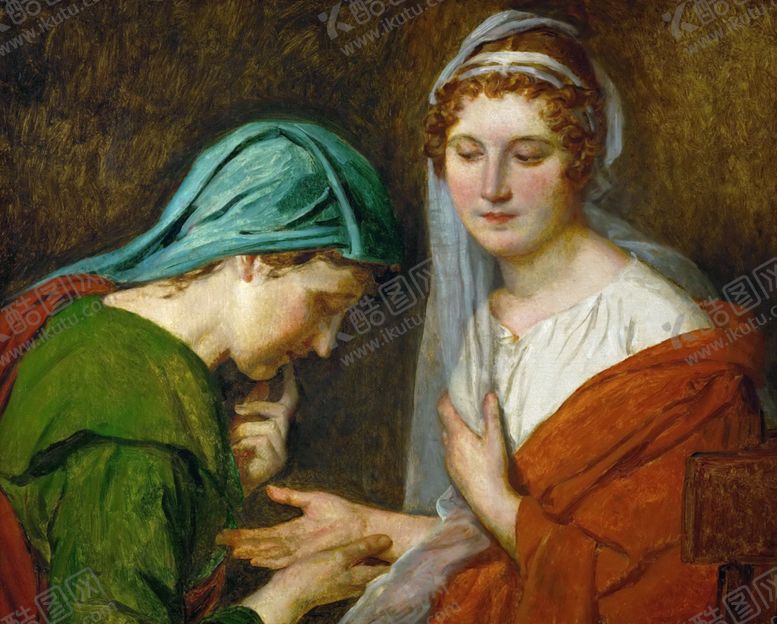 编号：59908610300413563110【酷图网】源文件下载-复古写实主义人物绘画