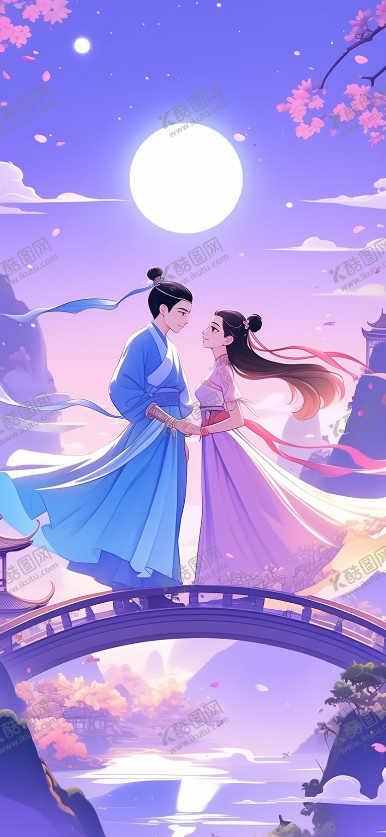 编号：35113704242055439443【酷图网】源文件下载-七夕背景