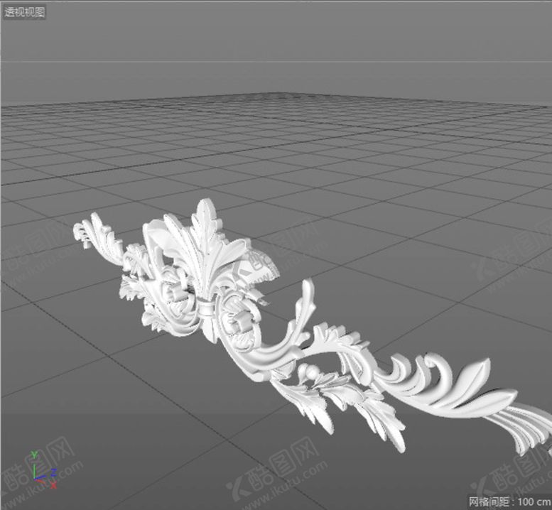编号：10752301131931017242【酷图网】源文件下载-C4D模型欧式雕花
