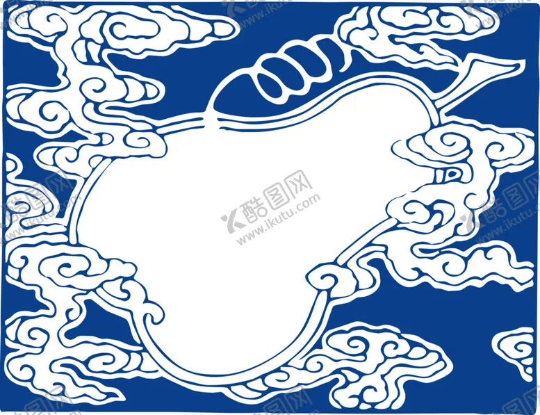 编号：80169210040703282334【酷图网】源文件下载-青花瓷图案