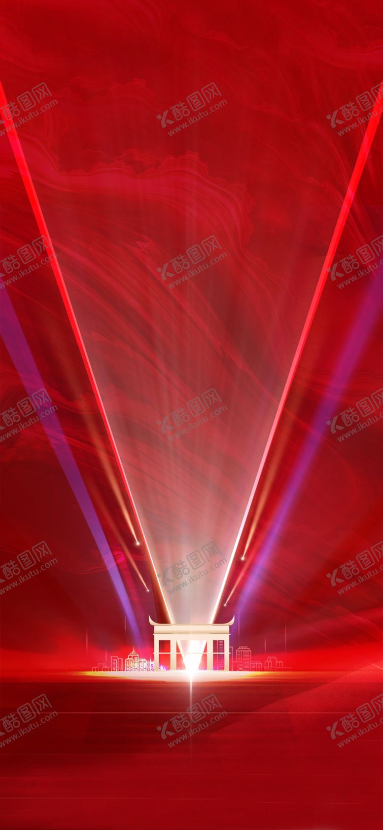 编号：88513009261510274270【酷图网】源文件下载-地产红底