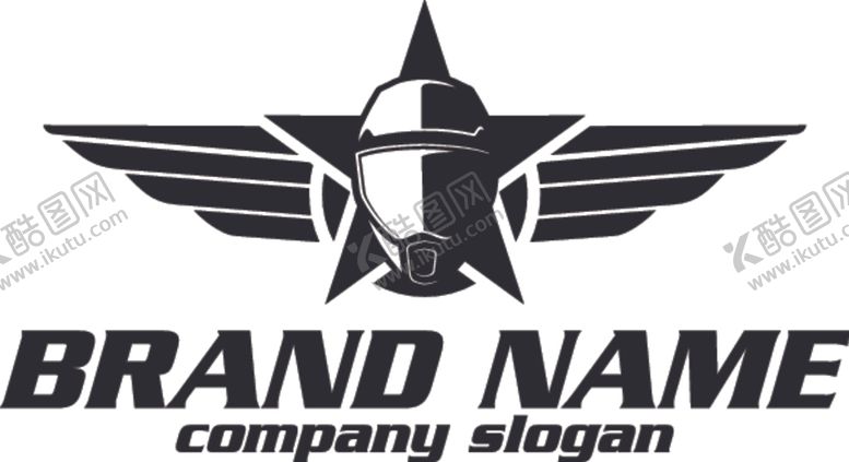 编号：64353509250905468030【酷图网】源文件下载-翅膀logo