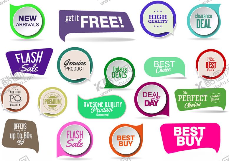 编号：39986210021015424265【酷图网】源文件下载-促销标签