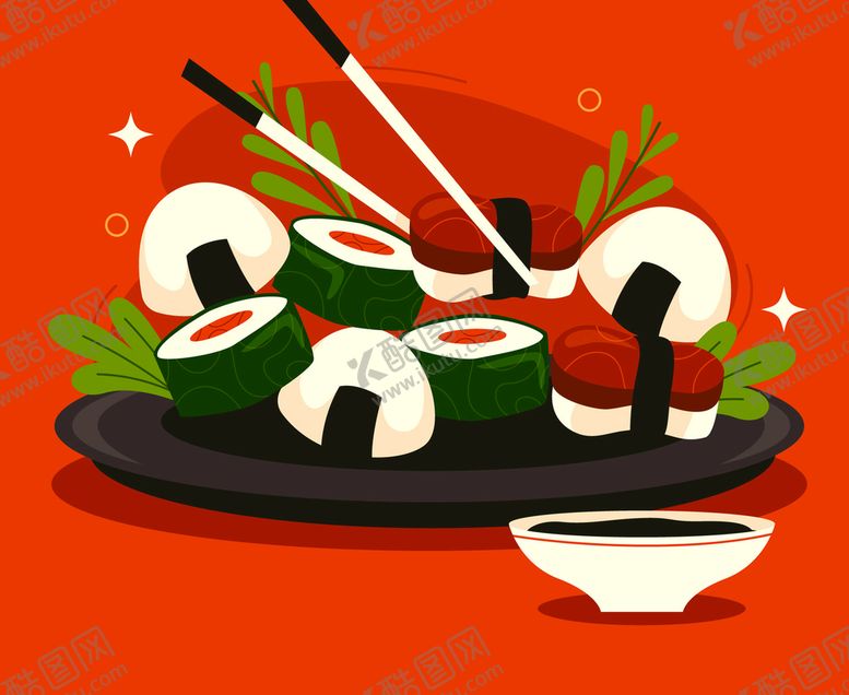 编号：20176310021924095430【酷图网】源文件下载-食物插画 