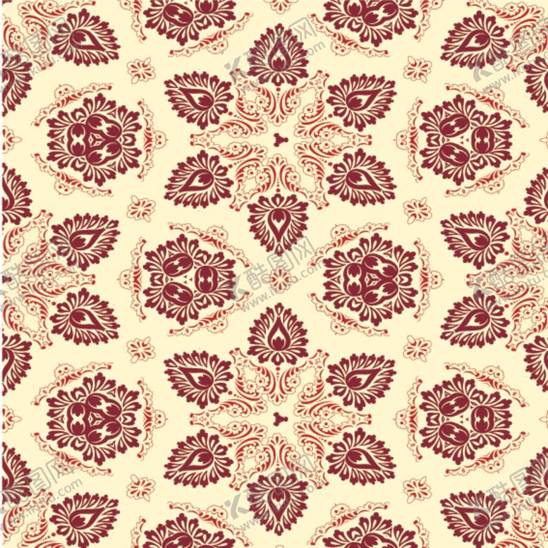 编号：39669610090725007915【酷图网】源文件下载-复古花纹图案背景