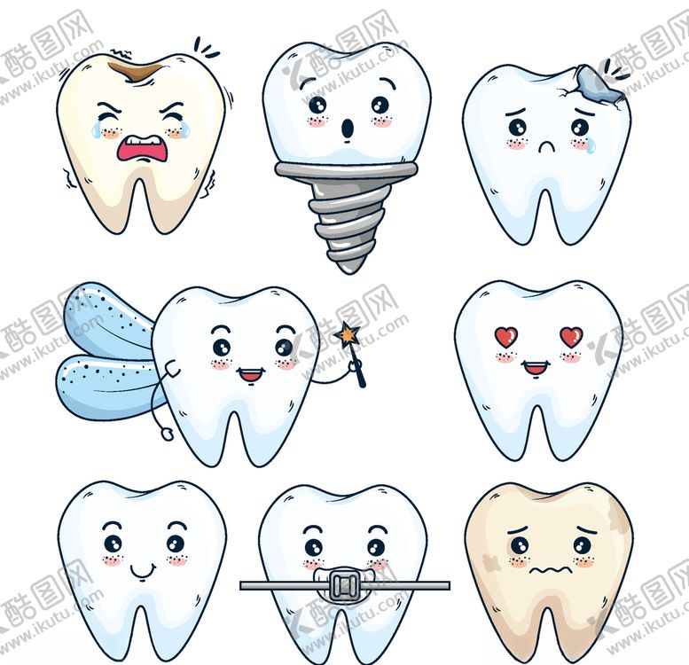编号：36556810280507405122【酷图网】源文件下载-牙齿口腔