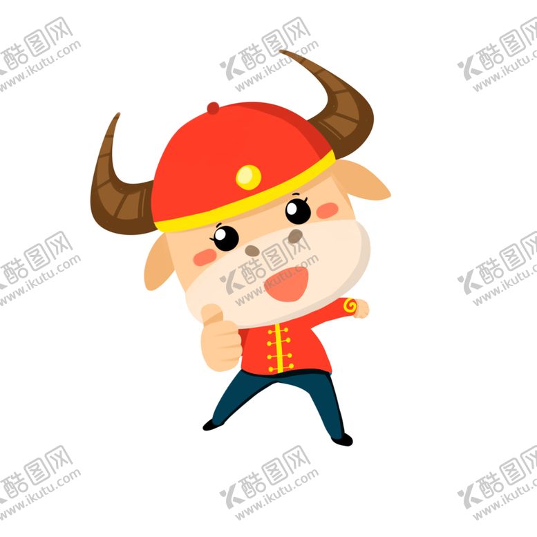 编号：43150505032231032108【酷图网】源文件下载-卡通牛形象