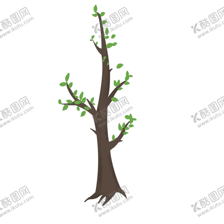 编号：28558401291112334838【酷图网】源文件下载-简约嫩芽春天树发芽