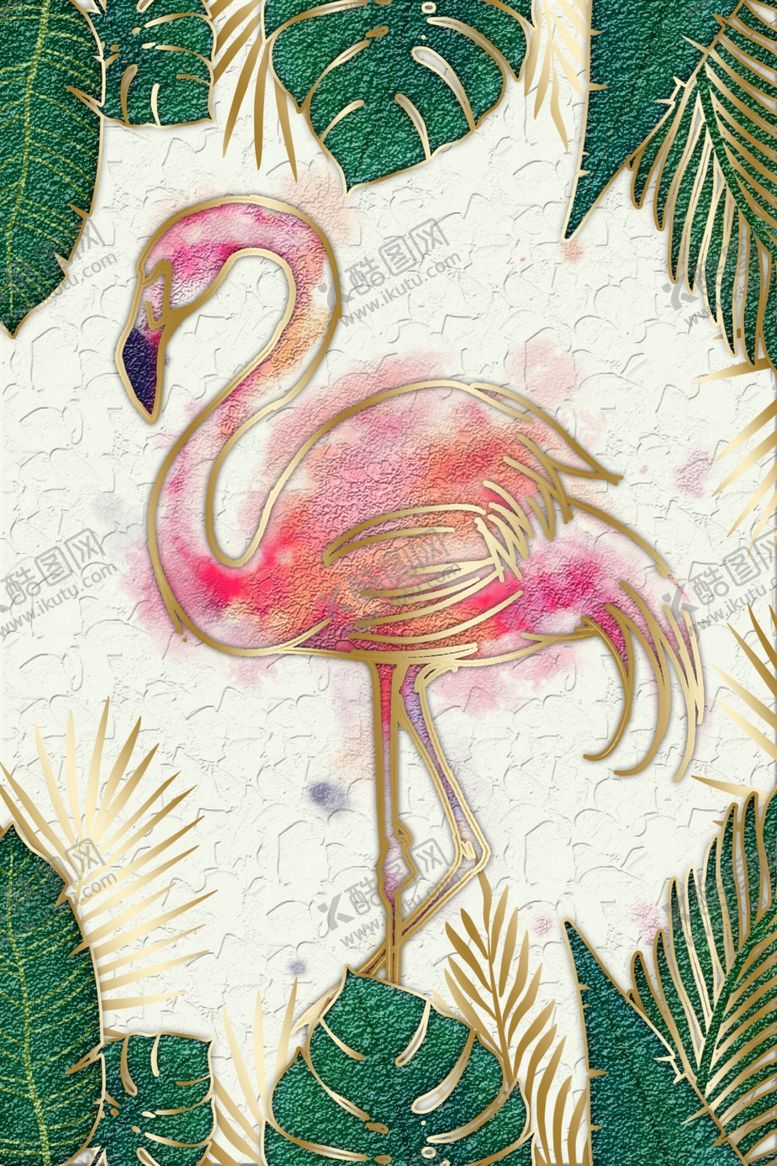 编号：14998810131842095773【酷图网】源文件下载-国潮仙鹤装饰画