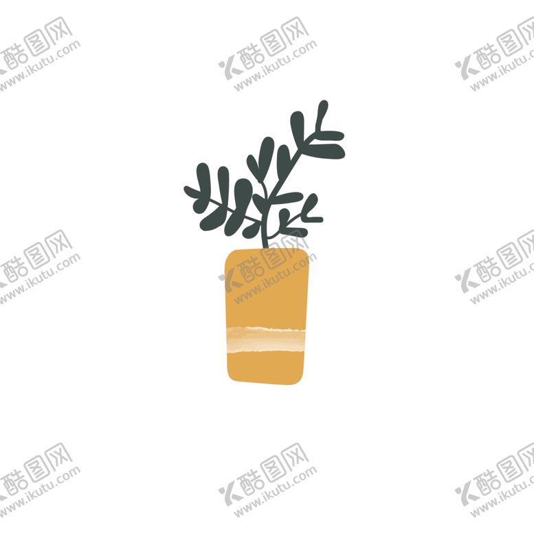 编号：17315405071313215602【酷图网】源文件下载-植物图标图形装饰海报素材