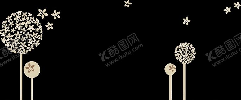 编号：81621510301817088996【酷图网】源文件下载-圆形蒲公英