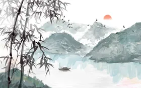 国画山水山水展山水下载