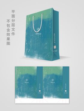手提袋外卖高端精美花纹