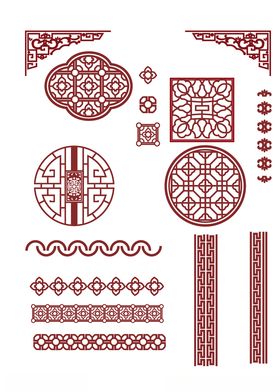 中式古典花纹