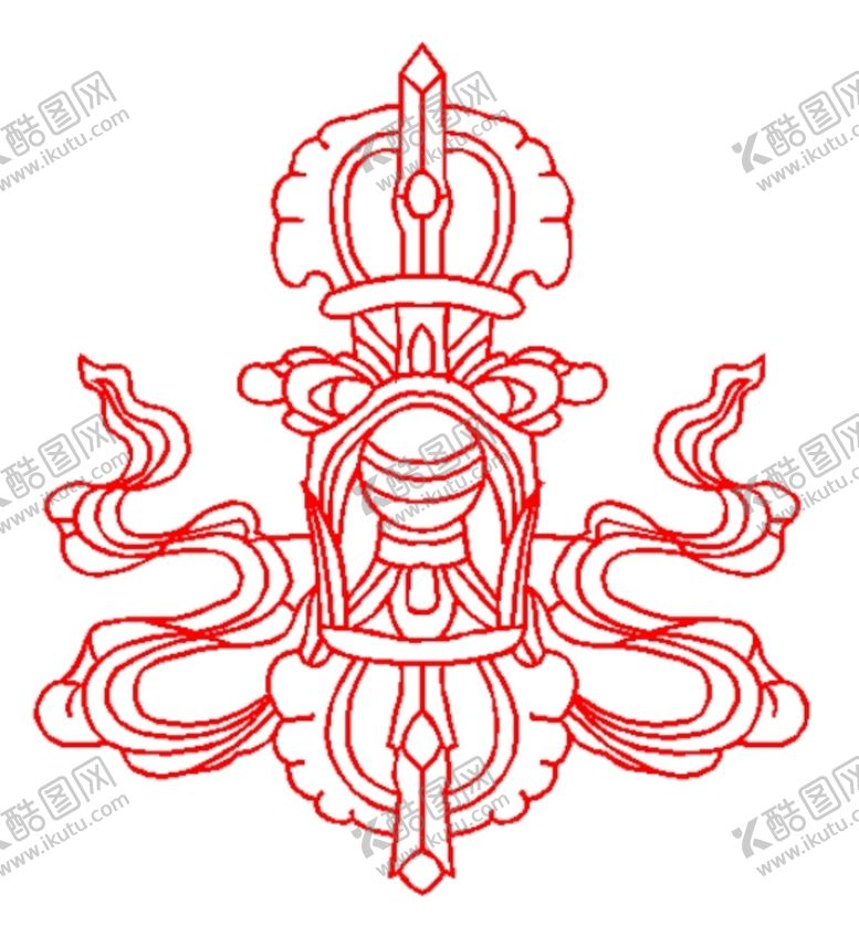 编号：07349510070720320986【酷图网】源文件下载-丝带金刚杵