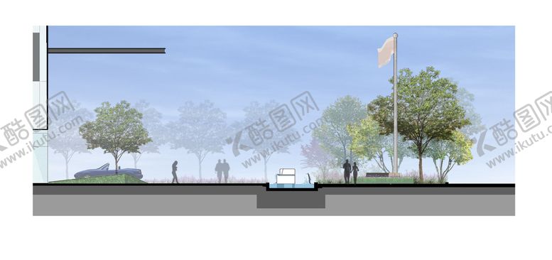 编号：07458909302132020345【酷图网】源文件下载-道路剖面图