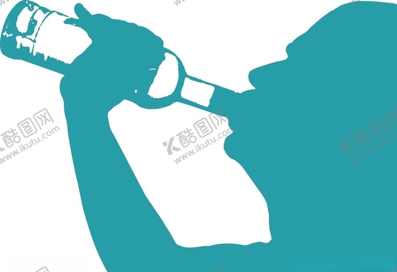 编号：88335206302043402675【酷图网】源文件下载-喝酒酒瓶一口闷