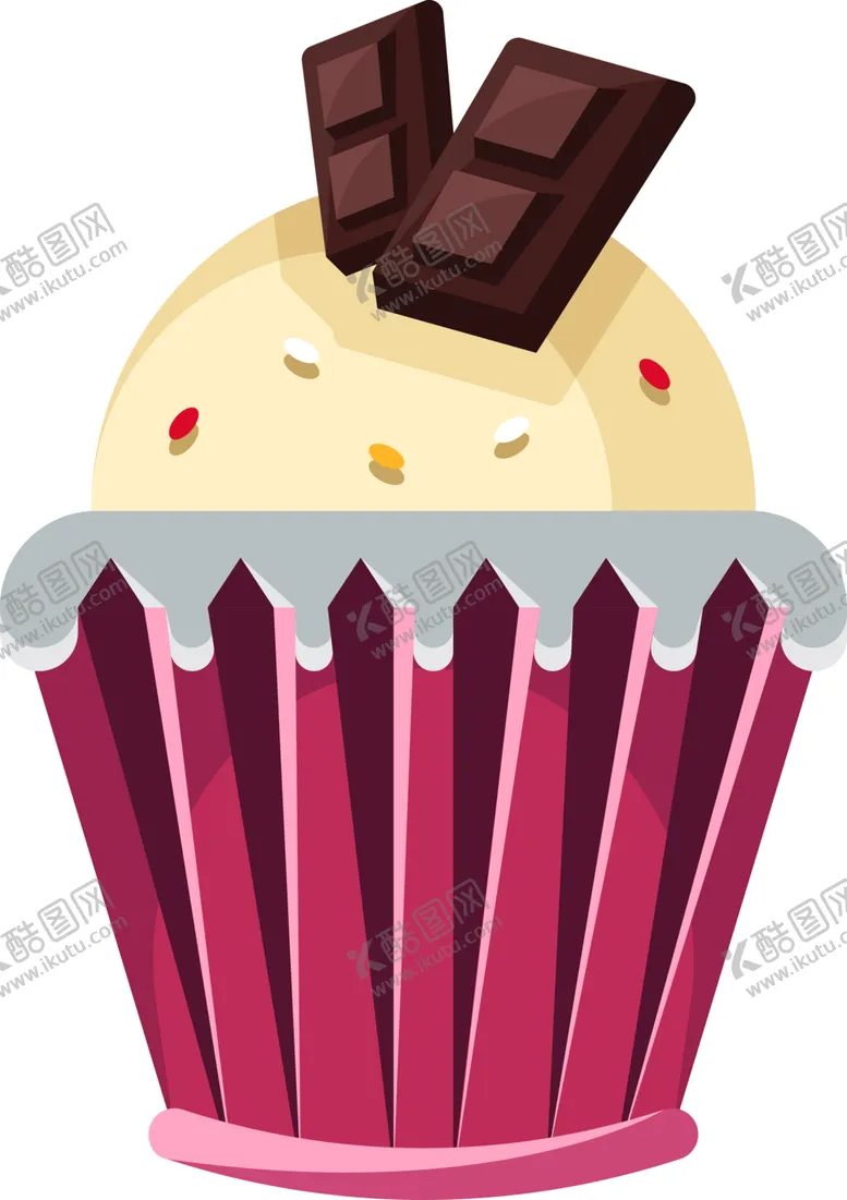 编号：71442402082042004545【酷图网】源文件下载-杯子蛋糕