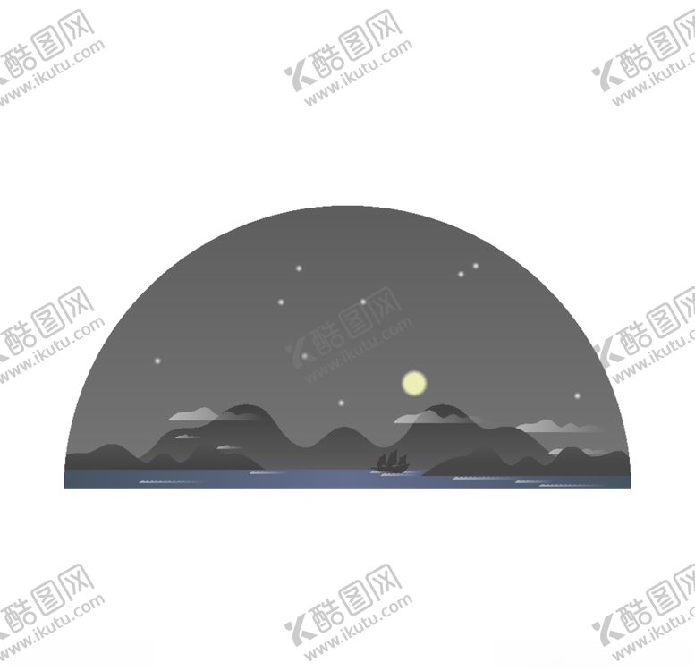 编号：43893109251820352082【酷图网】源文件下载-夜空图片矢量素材