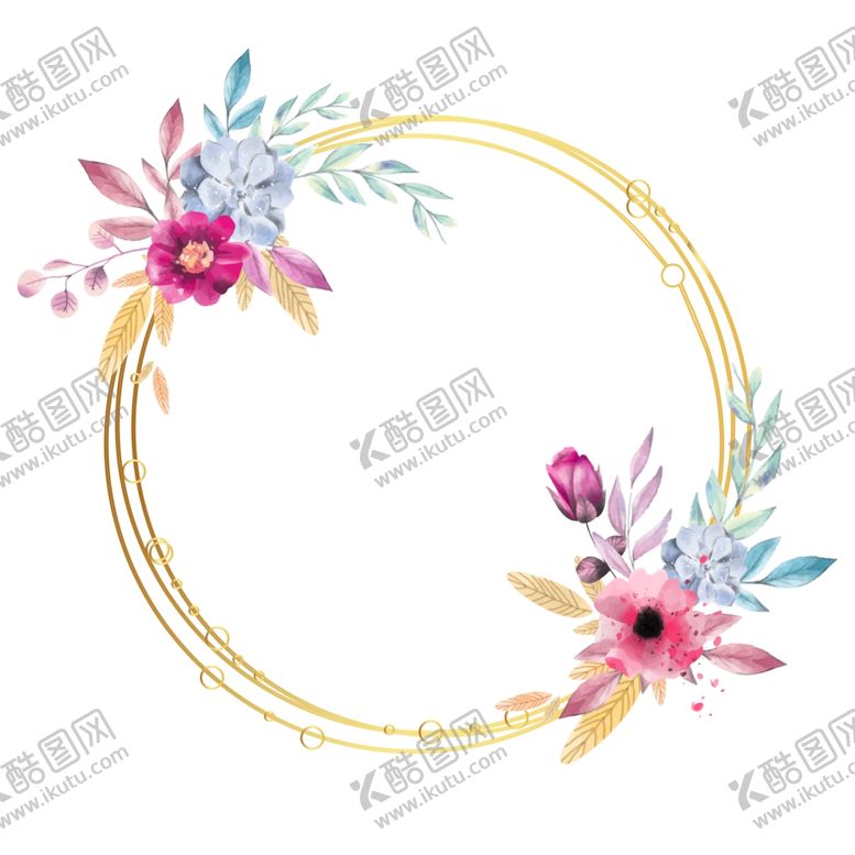 编号：59576709150634179334【酷图网】源文件下载-花环边框