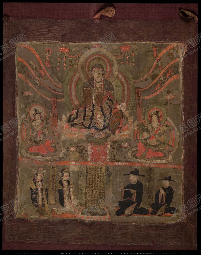 编号：64555911012210591655【酷图网】源文件下载-敦煌风格绘画图案