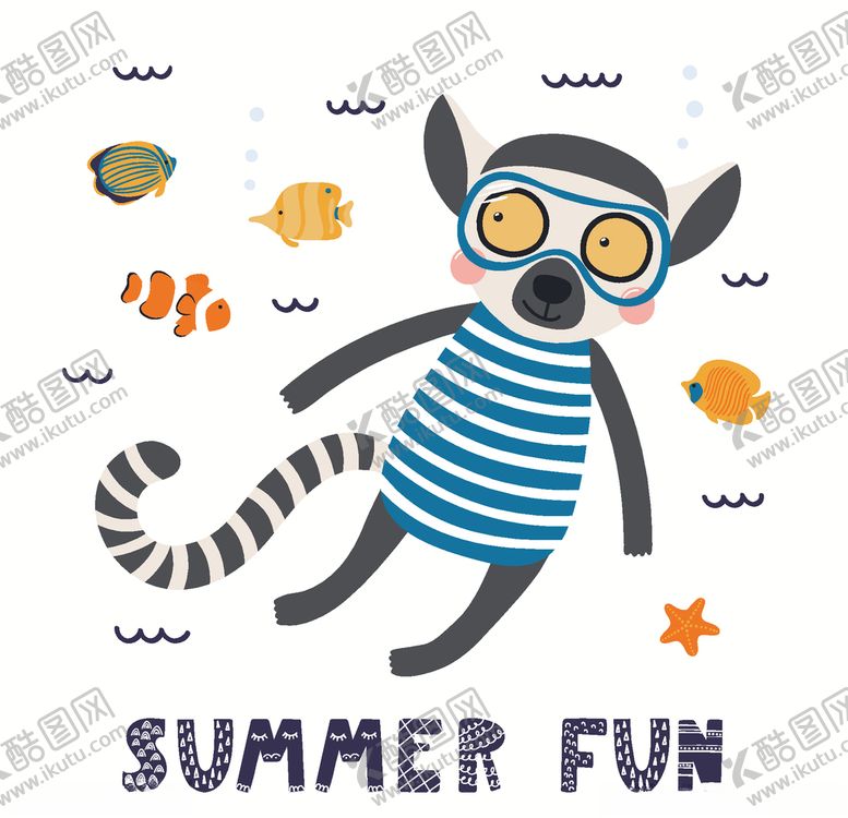 编号：35284209102232583150【酷图网】源文件下载-手绘卡通动物