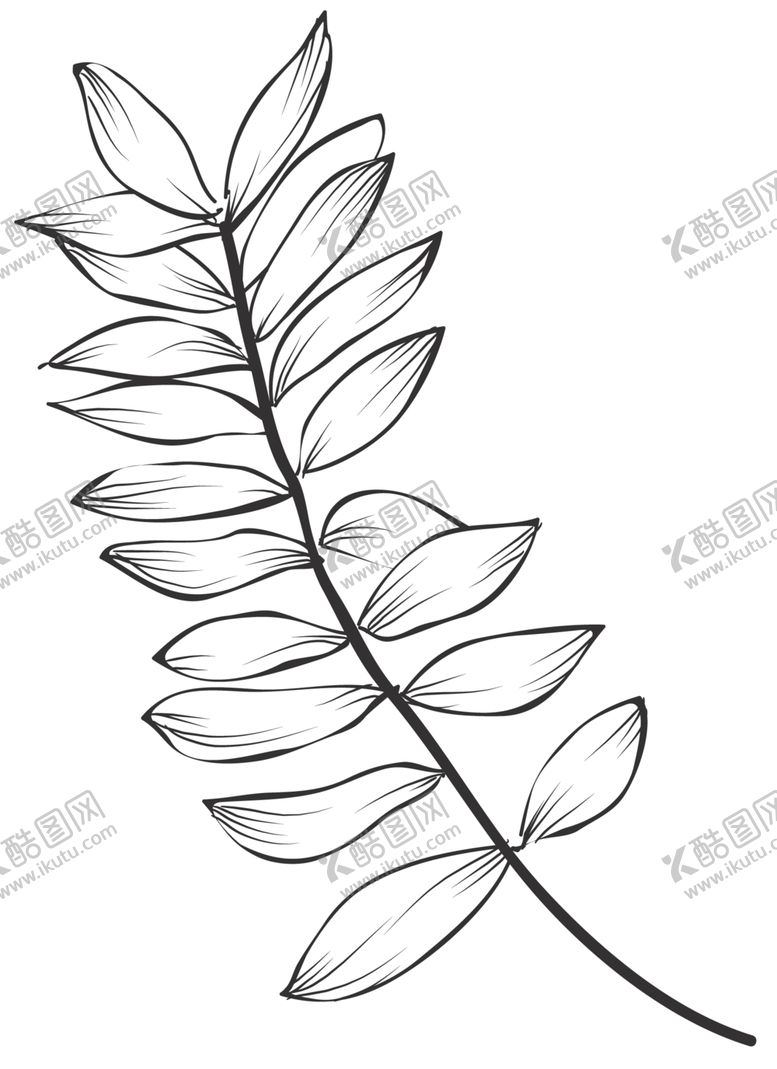 编号：68809909272317325305【酷图网】源文件下载-手绘植物花卉