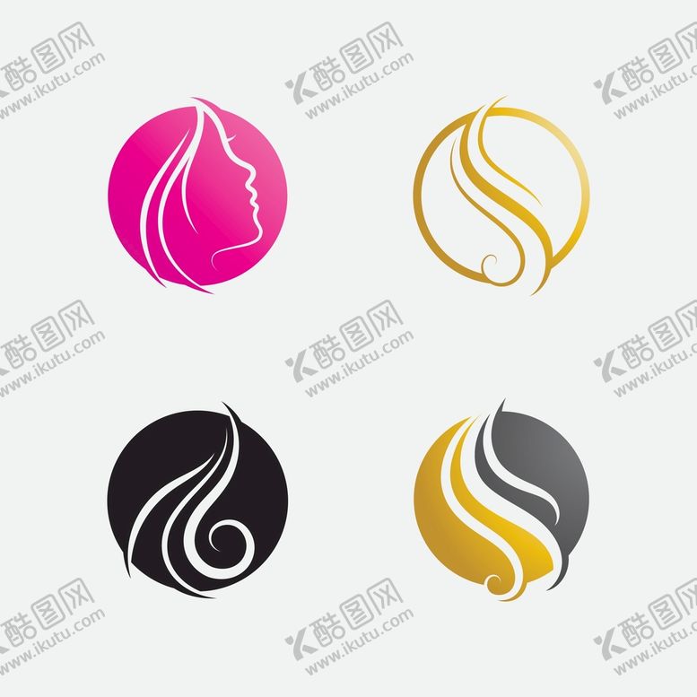 编号：60527910020637348319【酷图网】源文件下载-美容logo设计脸图片