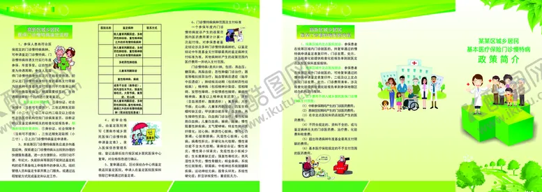 编号：20614802020730275836【酷图网】源文件下载-保险政策简介三折页