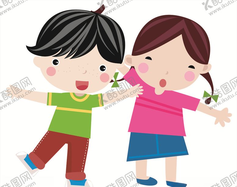 编号：57605509230812502717【酷图网】源文件下载-卡通娃娃男孩女孩