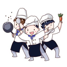 卡通厨师