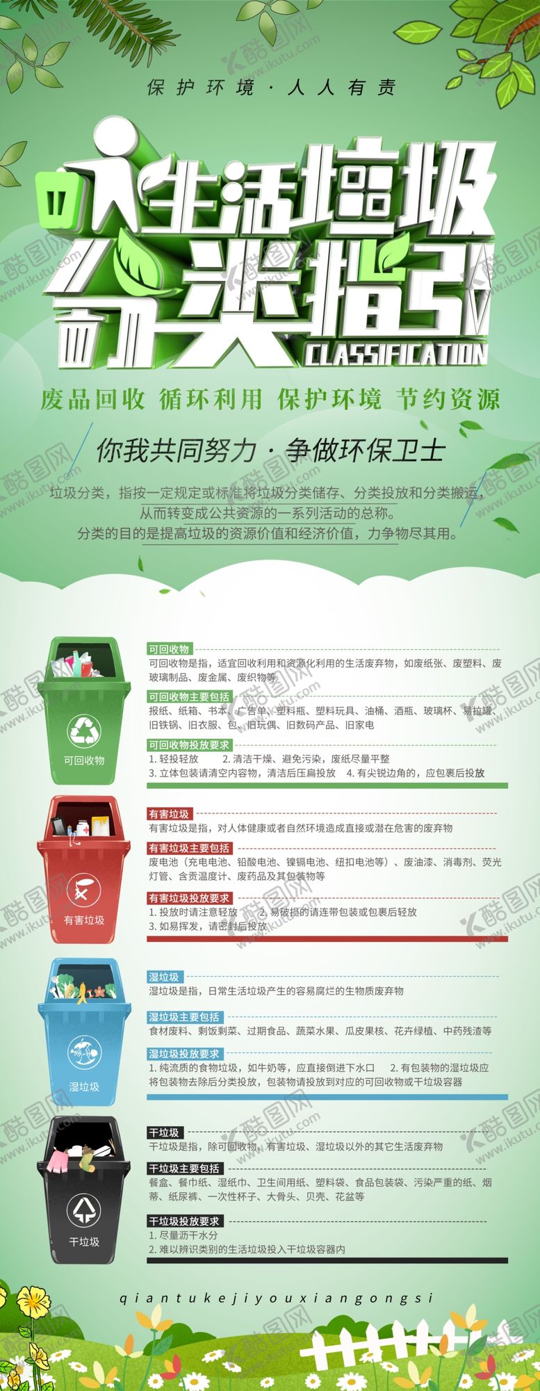 编号：52089406261907417790【酷图网】源文件下载-垃圾分类