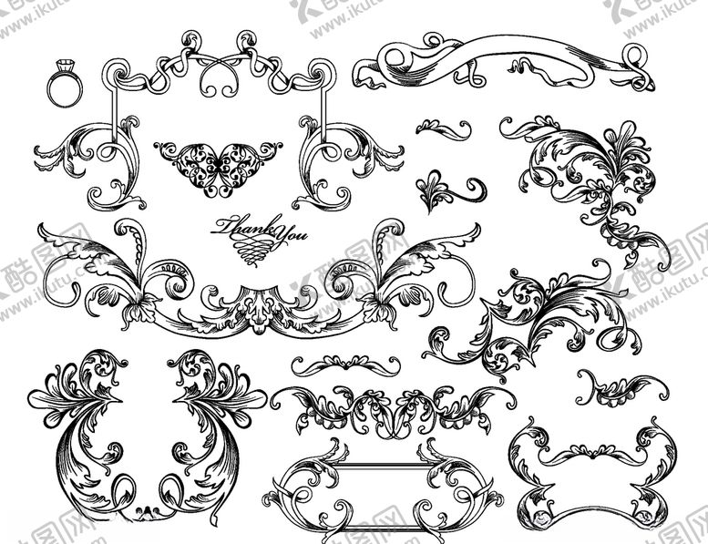 编号：93971811010253527764【酷图网】源文件下载-欧式花纹