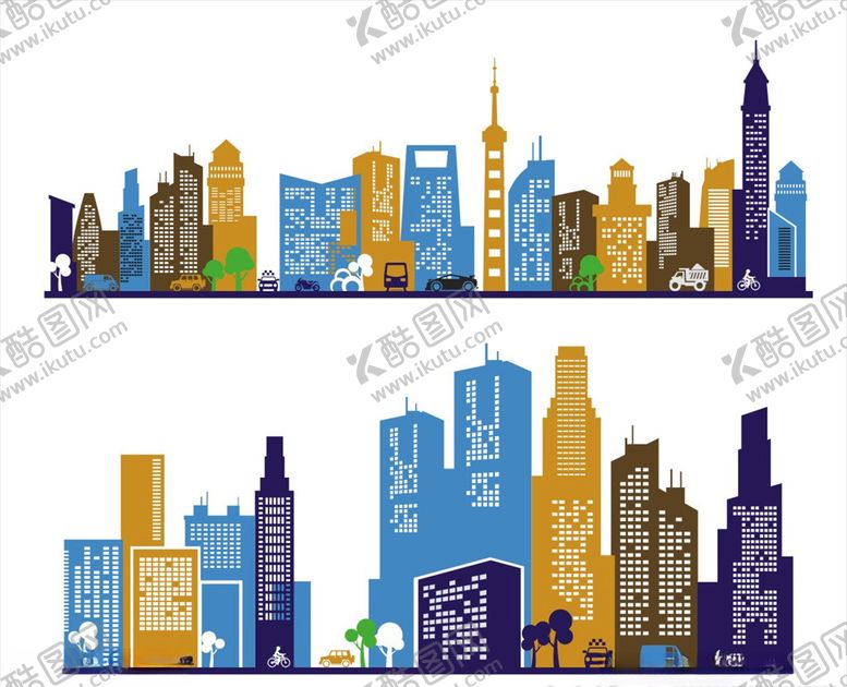 编号：89940707132324479975【酷图网】源文件下载-建筑物矢量图