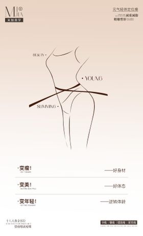 瘦身创意海报