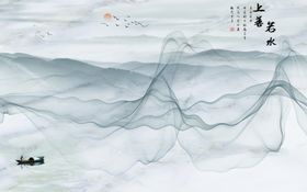 抽象背景墙