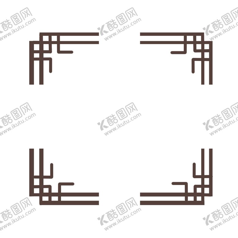 编号：57490810080938503576【酷图网】源文件下载-框古风矢量木框围边边框围栏