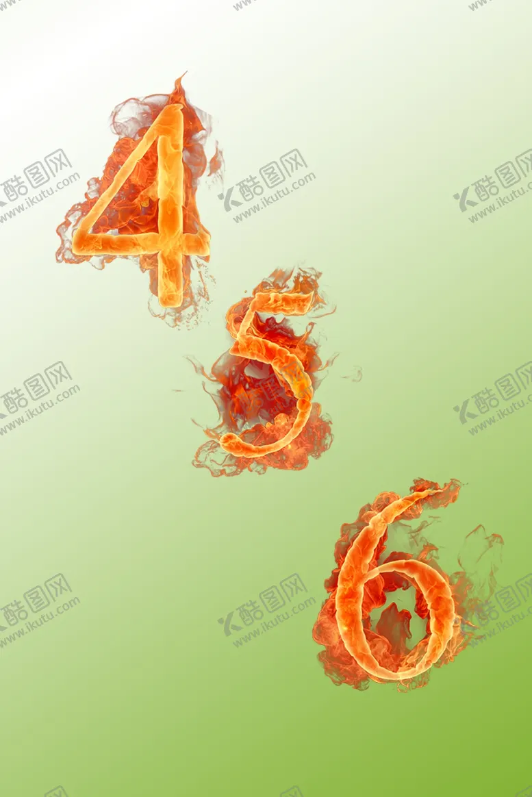 编号：99324602160231374772【酷图网】源文件下载-数字火焰特效字