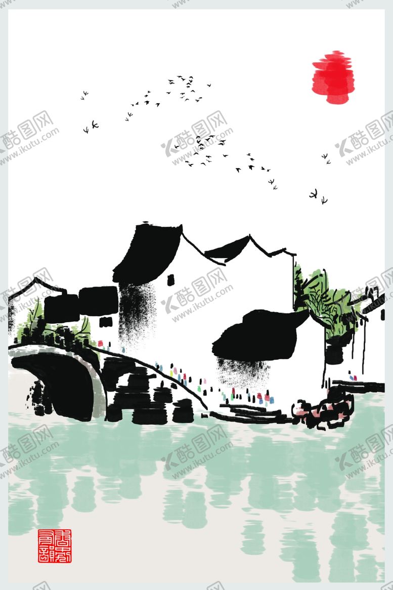 编号：43079410091314463266【酷图网】源文件下载-中式装饰画