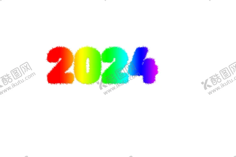 编号：94881911170300452672【酷图网】源文件下载-2024毛绒字