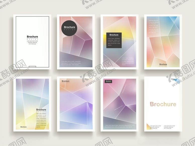 编号：41665111142037249714【酷图网】源文件下载-多彩几何背景名片设计