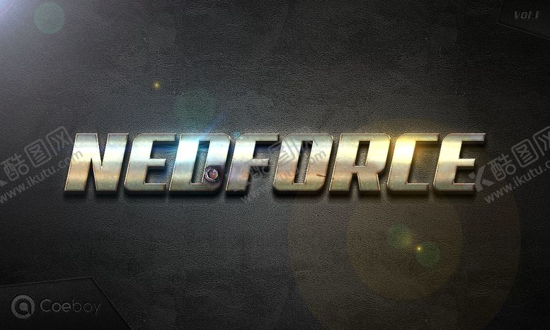 编号：19695110292039177148【酷图网】源文件下载-特级质感金属特效字