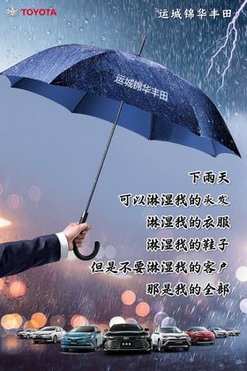 雨天温馨提醒提示