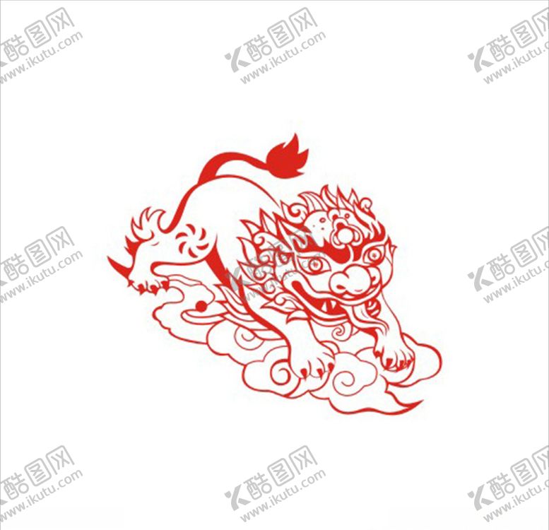 编号：30222003152218069905【酷图网】源文件下载-麒麟手绘