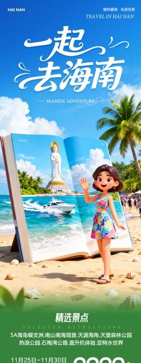 海南三亚蜈支洲岛亚特兰蒂斯一起去