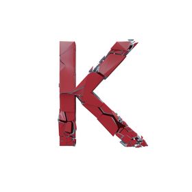 3D破碎立体字母