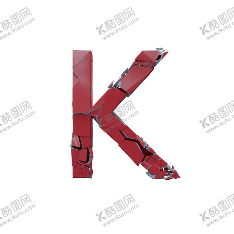 编号：53303210300944206620【酷图网】源文件下载-3D破碎立体字母