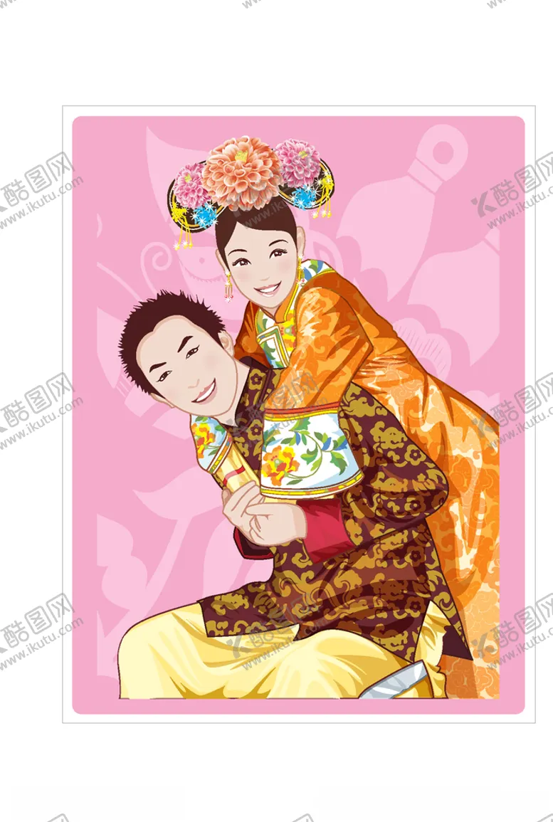 编号：89157006171150444423【酷图网】源文件下载-新郎新娘